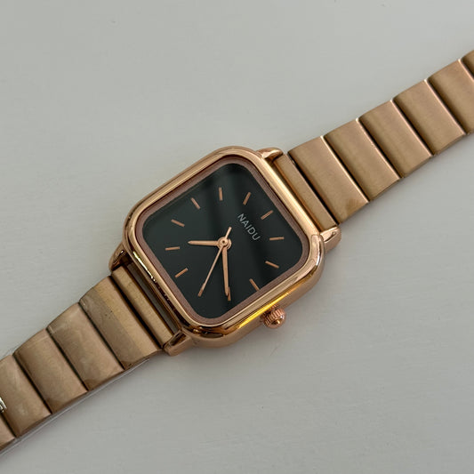 Reloj rose gold black